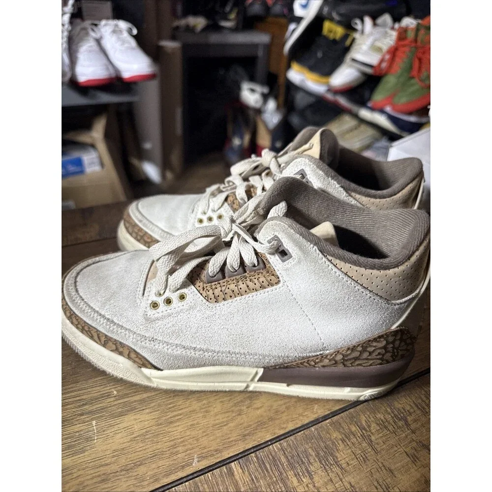 Nike Air Jordan 3 Retro Palomino Size 5.5Y = Women's 7 Brown Tan DM0967-102